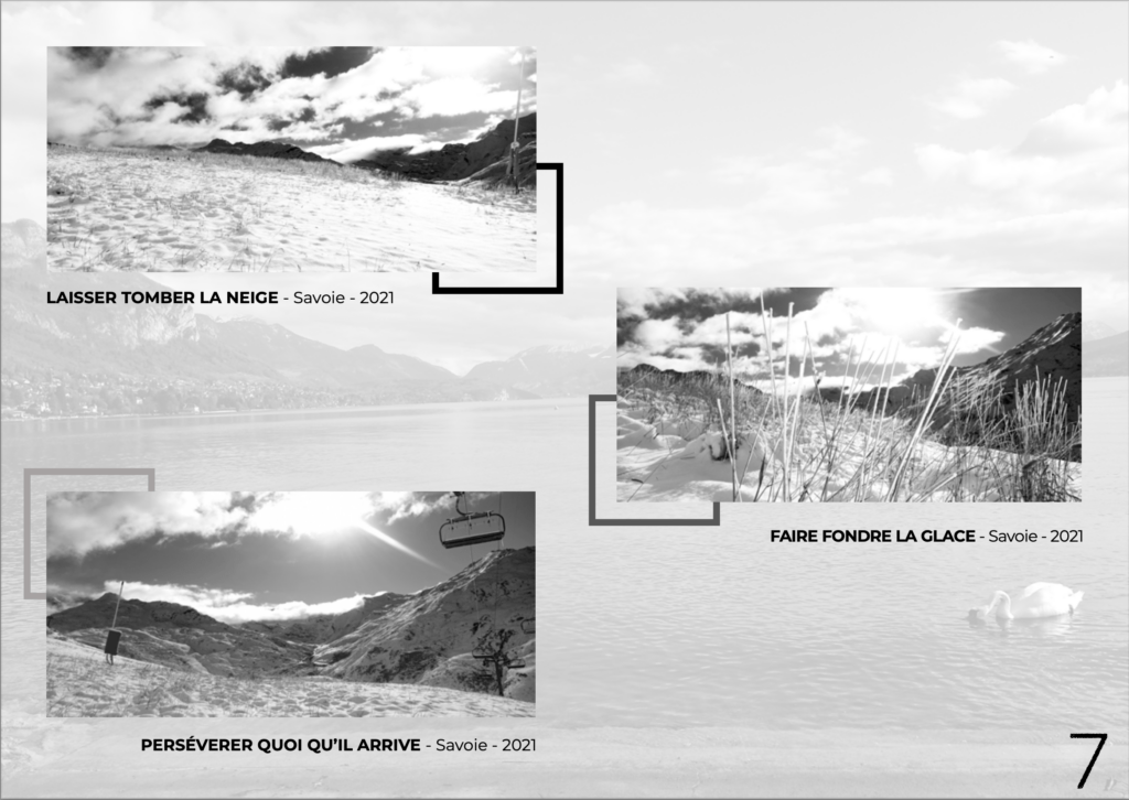 Mise en page d'un layout photo