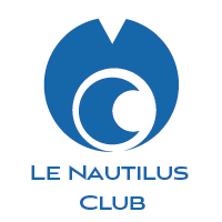 Logotype moderne bleu pour un Club de plongée